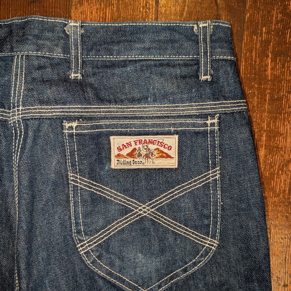 VTG Womens Bootcut San Francisco Riding Jeans - Picture 5 of 5